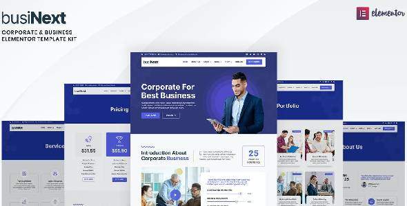 Businext – Corporate Business Elementor Template Kit